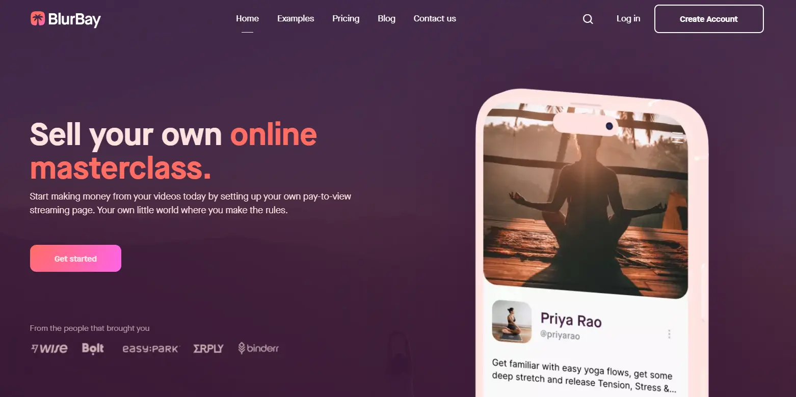 Online masterclass marketing page — example ticketed live event listing for paid streaming